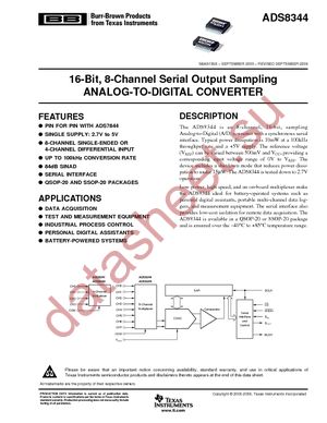 ADS8344E datasheet  